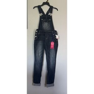 Wallflower Women's Stretch Bib Overalls Adjustable Straps Size XS